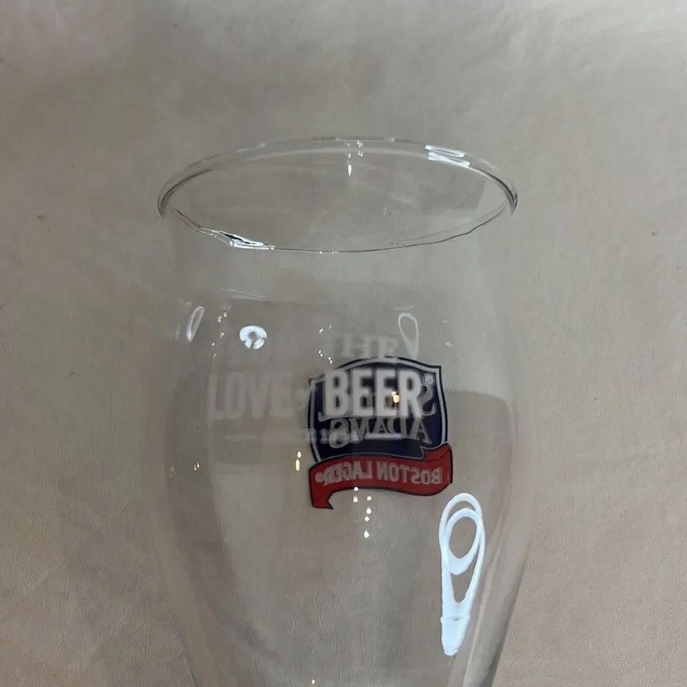 Samuel Adams Boston Lager Beer Glass 16 Oz For The Love Of Beer 6 1/2 In Tall